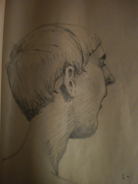 Portrét s otevřenou pusou